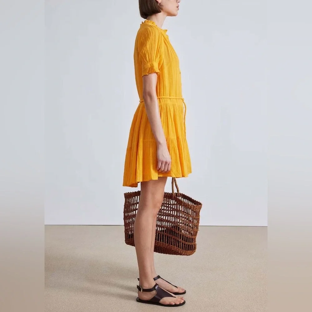 Apiece Apart Las Alturas Dress - Tangelo - Picture 3 of 4